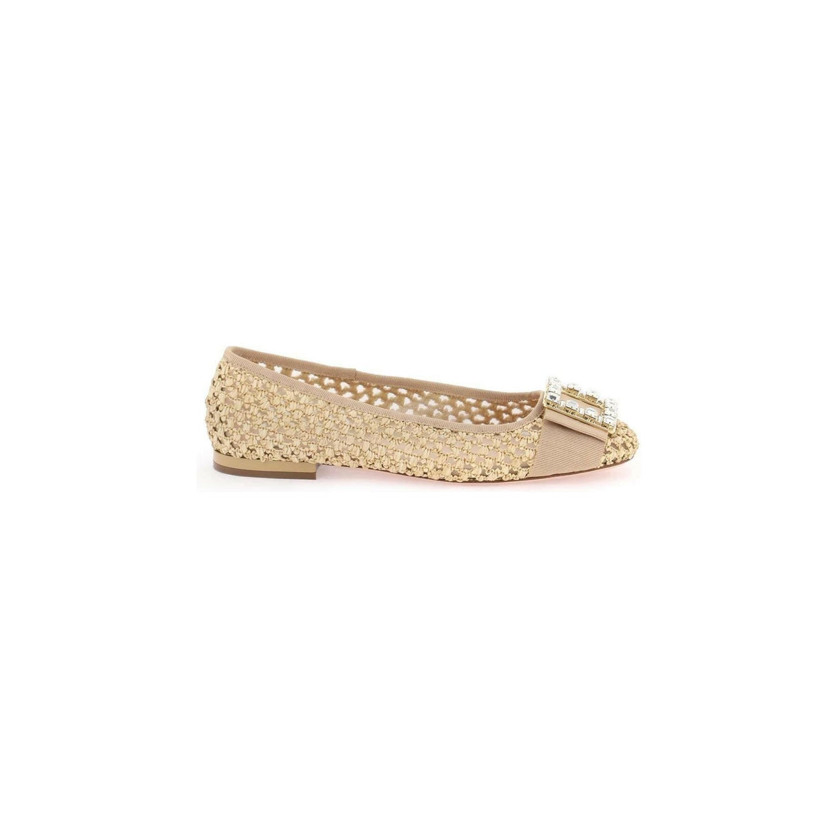 Tres Vivier Raffia Strass Ballerinas ROGER VIVIER JOHN JULIA.