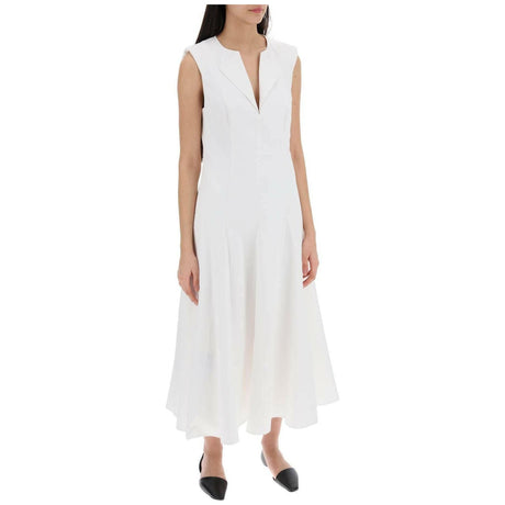 Cotton Poplin Midi Dress ROLAND MOURET JOHN JULIA.