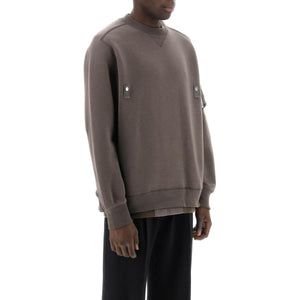 SACAI-Double Hem Sweatshirt-JOHN JULIA