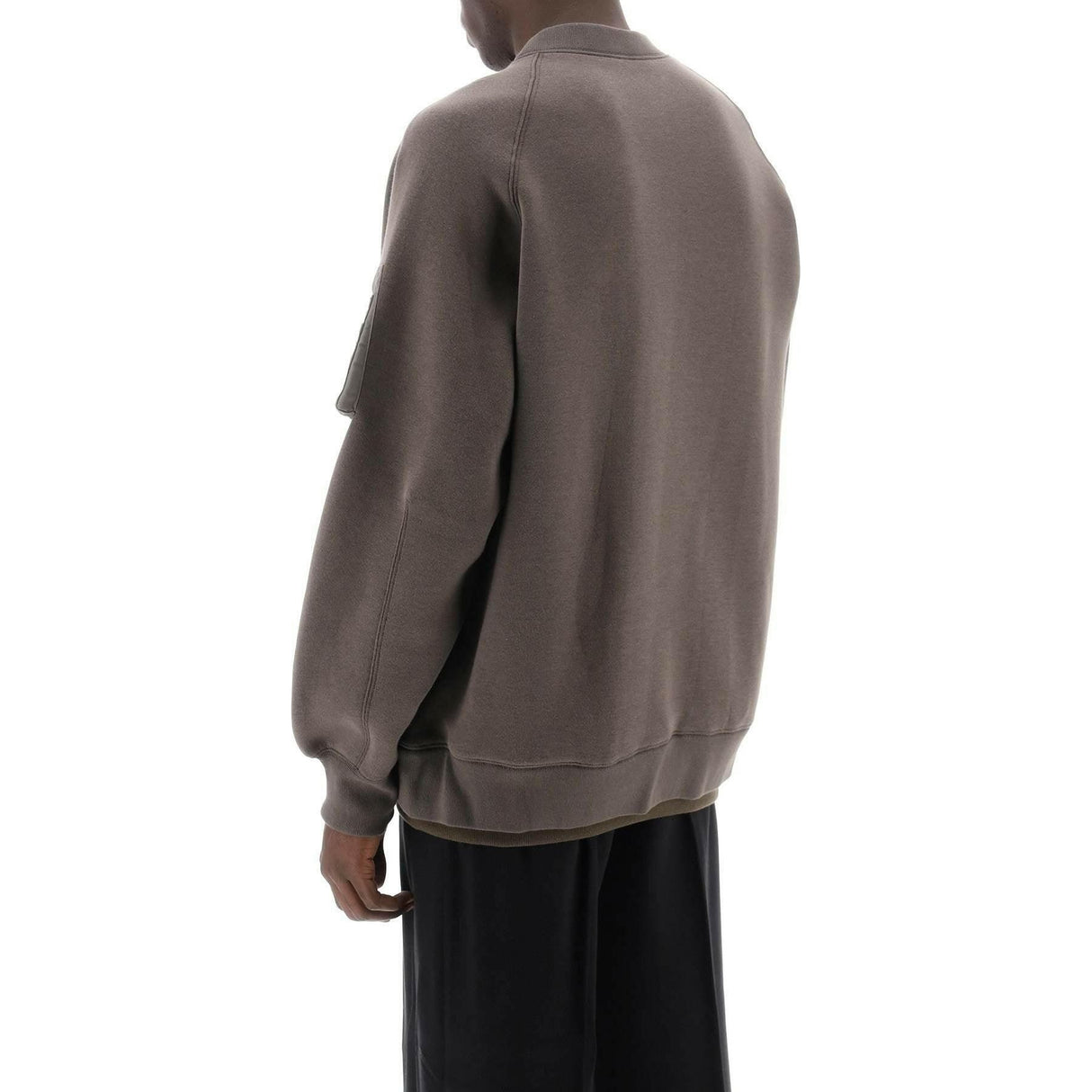 SACAI-Double Hem Sweatshirt-JOHN JULIA