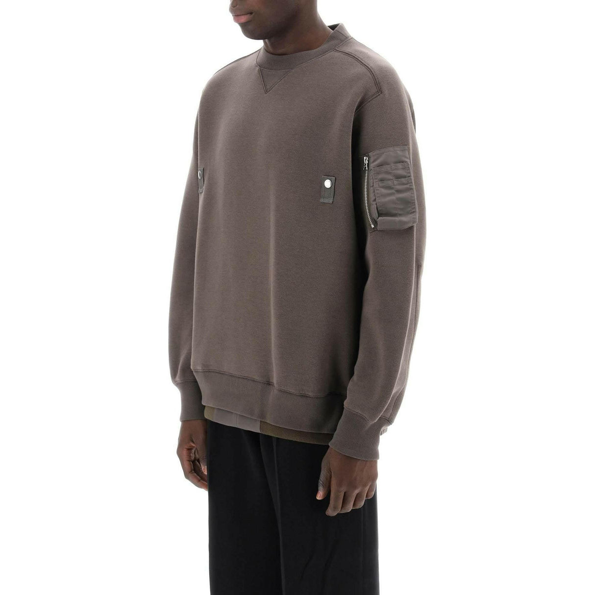 Double Hem Sweatshirt SACAI JOHN JULIA.