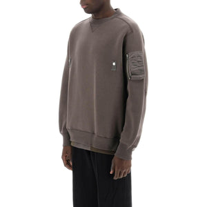 SACAI-Double Hem Sweatshirt-JOHN JULIA