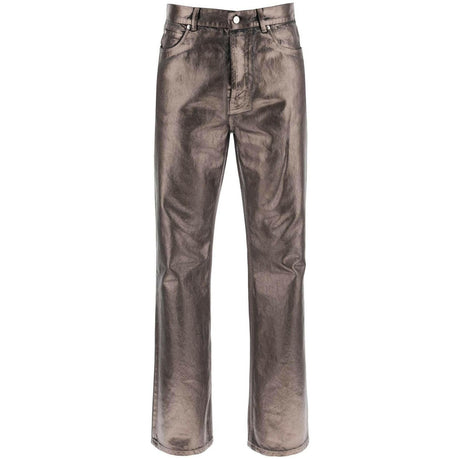 Metallic Denim Jeans FERRAGAMO JOHN JULIA.