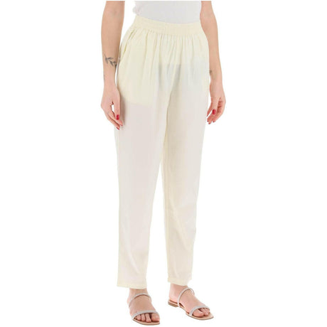 Yellow Organic Cotton Edgar Pants SKALL STUDIO JOHN JULIA.