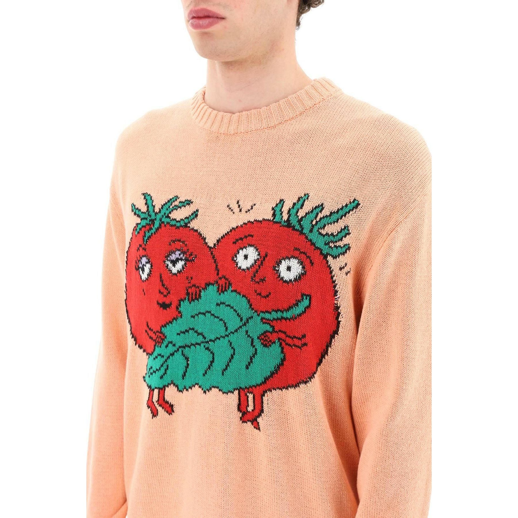 Happy Tomatoes' Cotton Sweater SKY HIGH FARM JOHN JULIA.