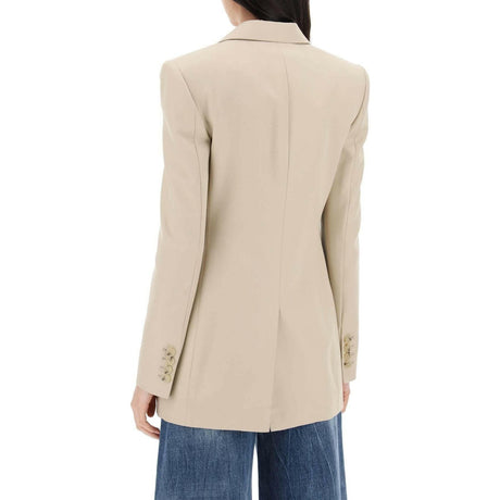 Sand Beige Double-Breasted Viscose Blazer STELLA MCCARTNEY JOHN JULIA.