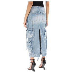 Cargo Denim Skirt THE ATTICO JOHN JULIA.