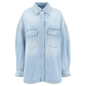 Oversized Denim Overshirt THE ATTICO JOHN JULIA.