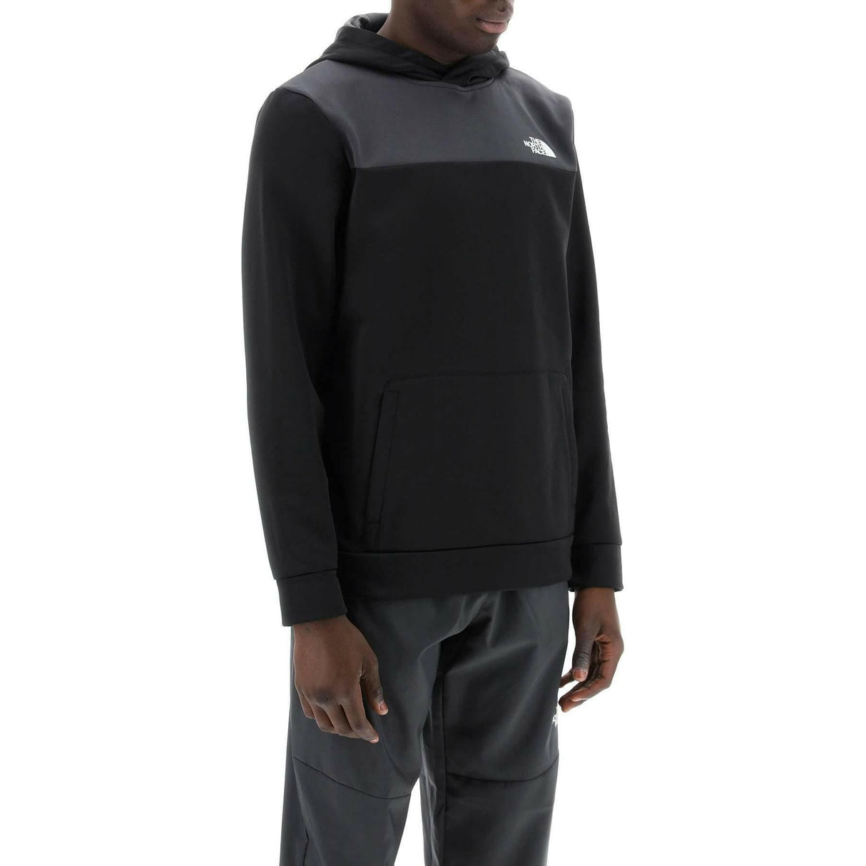 Black and Asphalt Gray Reaxion Hooded Sweater THE NORTH FACE JOHN JULIA.