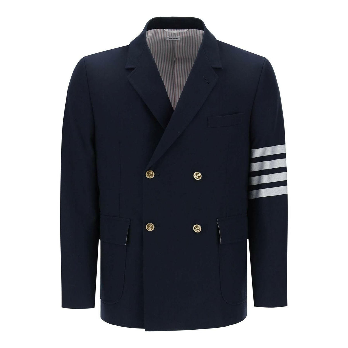 4-Bar Double Breasted Jacket THOM BROWNE JOHN JULIA.