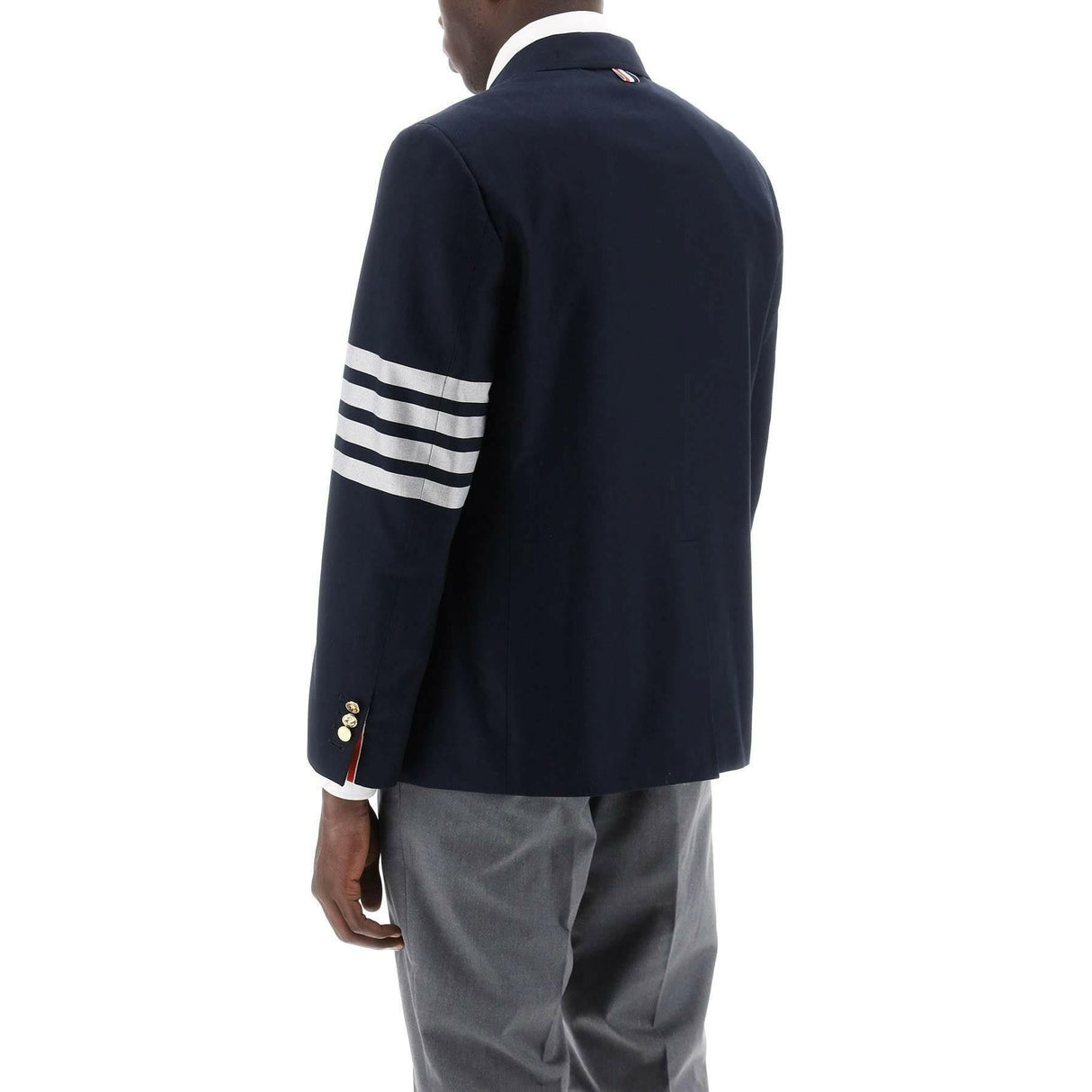 4-Bar Double Breasted Jacket THOM BROWNE JOHN JULIA.