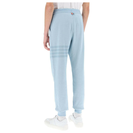 4-Bar Joggers In Cotton Knit THOM BROWNE JOHN JULIA.