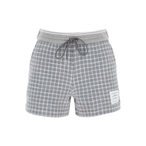 Check Tweed Sweatshorts THOM BROWNE JOHN JULIA.