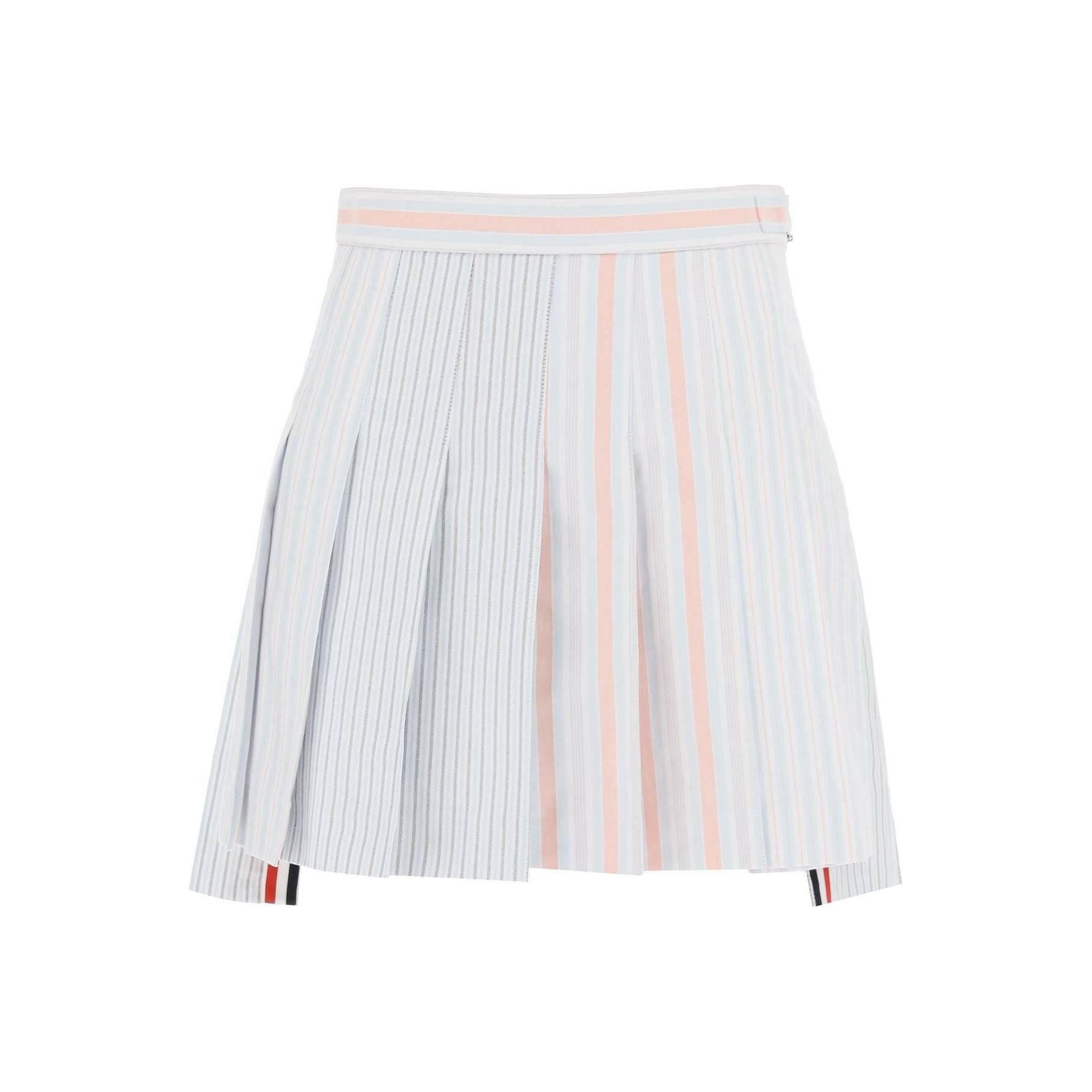 Funmix Striped Oxford Mini Skirt THOM BROWNE JOHN JULIA.