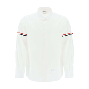 Seersucker Shirt With Rounded Collar THOM BROWNE JOHN JULIA.