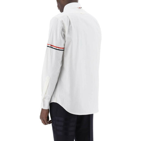 Seersucker Shirt With Rounded Collar THOM BROWNE JOHN JULIA.