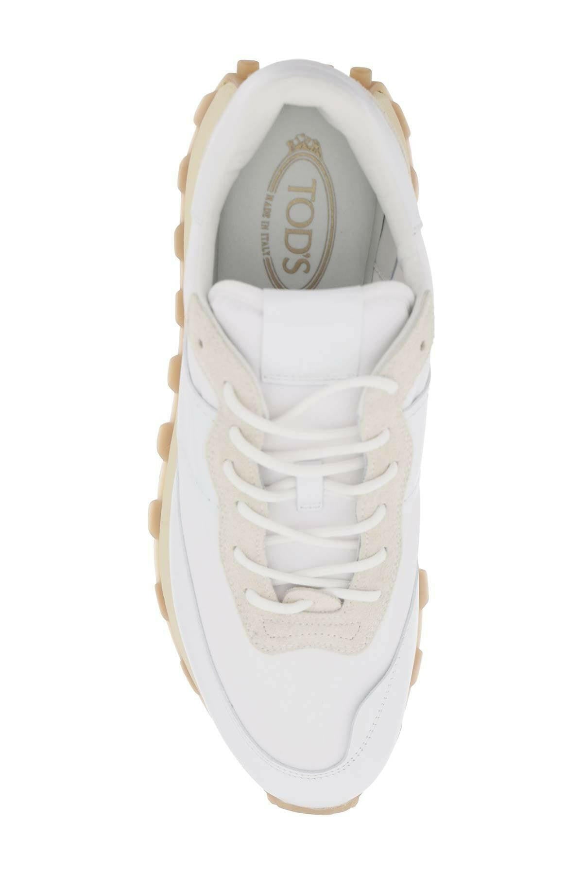 Tod's Leather And Fabric 1t Sneakers - JOHN JULIA
