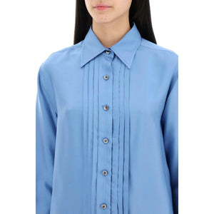 Pleated Front Placket Shirt TOM FORD JOHN JULIA.