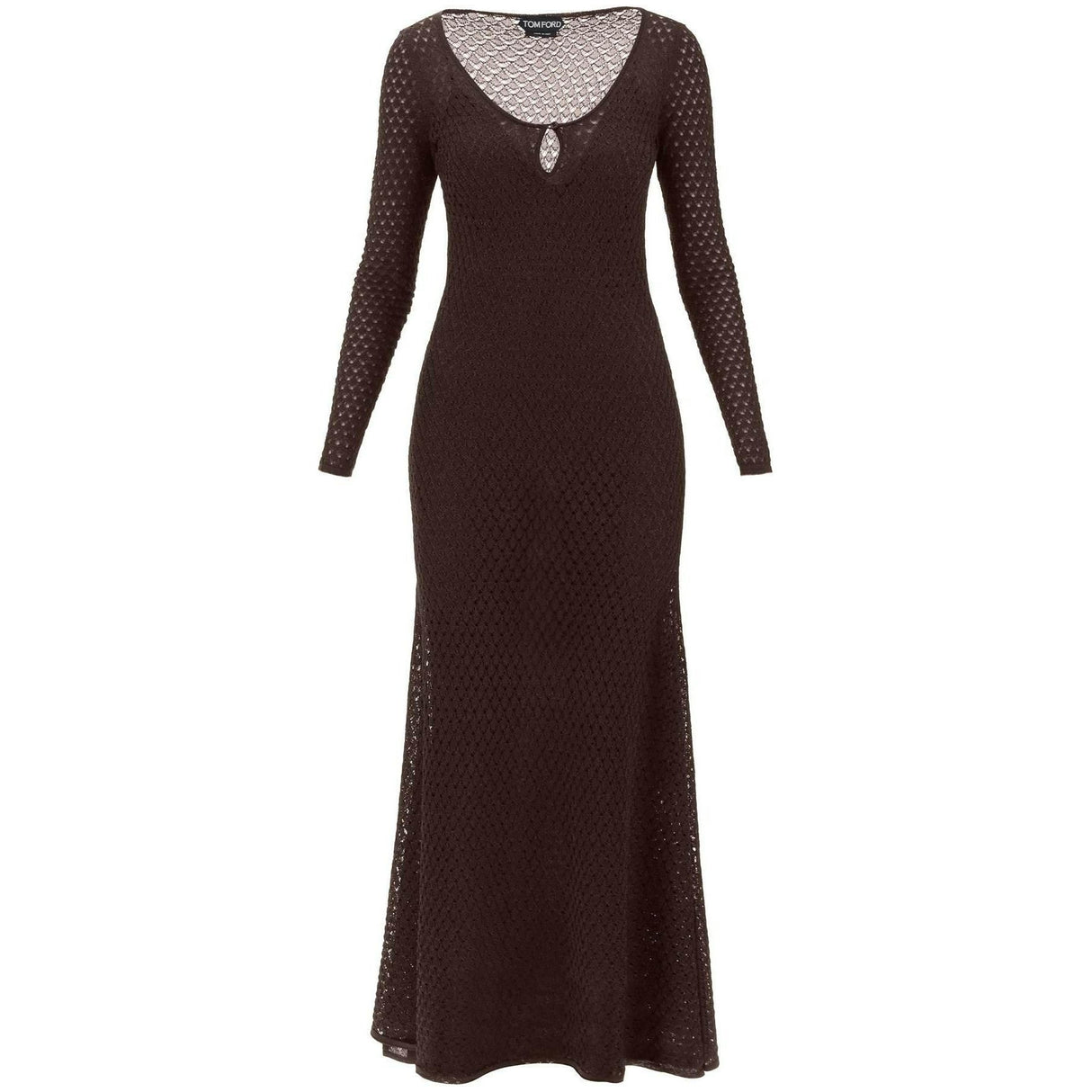 Scoop-Neck Lurex Open-Knit Dress TOM FORD JOHN JULIA.