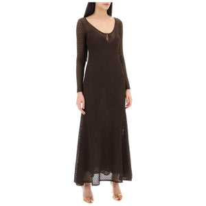 Scoop-Neck Lurex Open-Knit Dress TOM FORD JOHN JULIA.