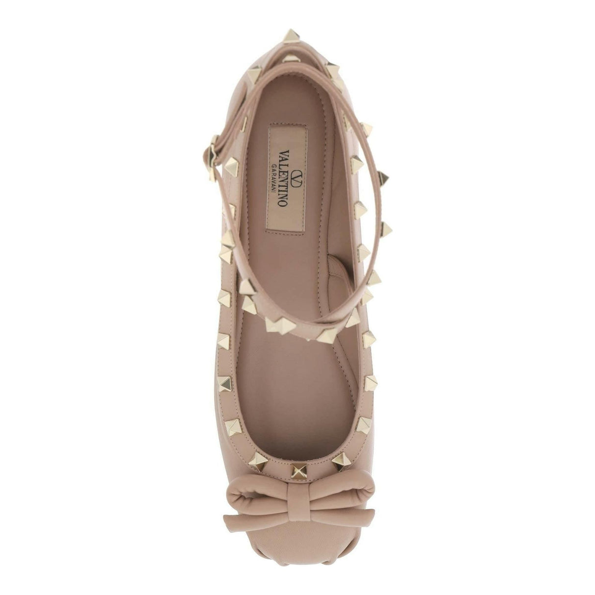 Ballerina Rockstud In Nappa VALENTINO GARAVANI JOHN JULIA.