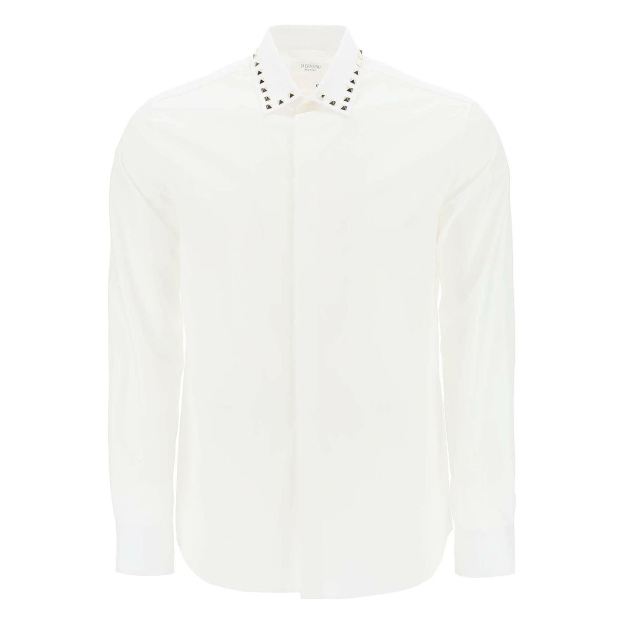 Shirt With Rockstud Untitled Studs VALENTINO GARAVANI JOHN JULIA.