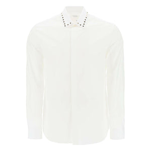 Shirt With Rockstud Untitled Studs VALENTINO GARAVANI JOHN JULIA.