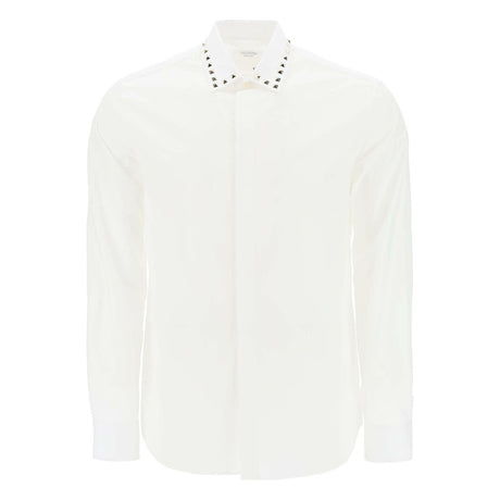 Shirt With Rockstud Untitled Studs VALENTINO GARAVANI JOHN JULIA.