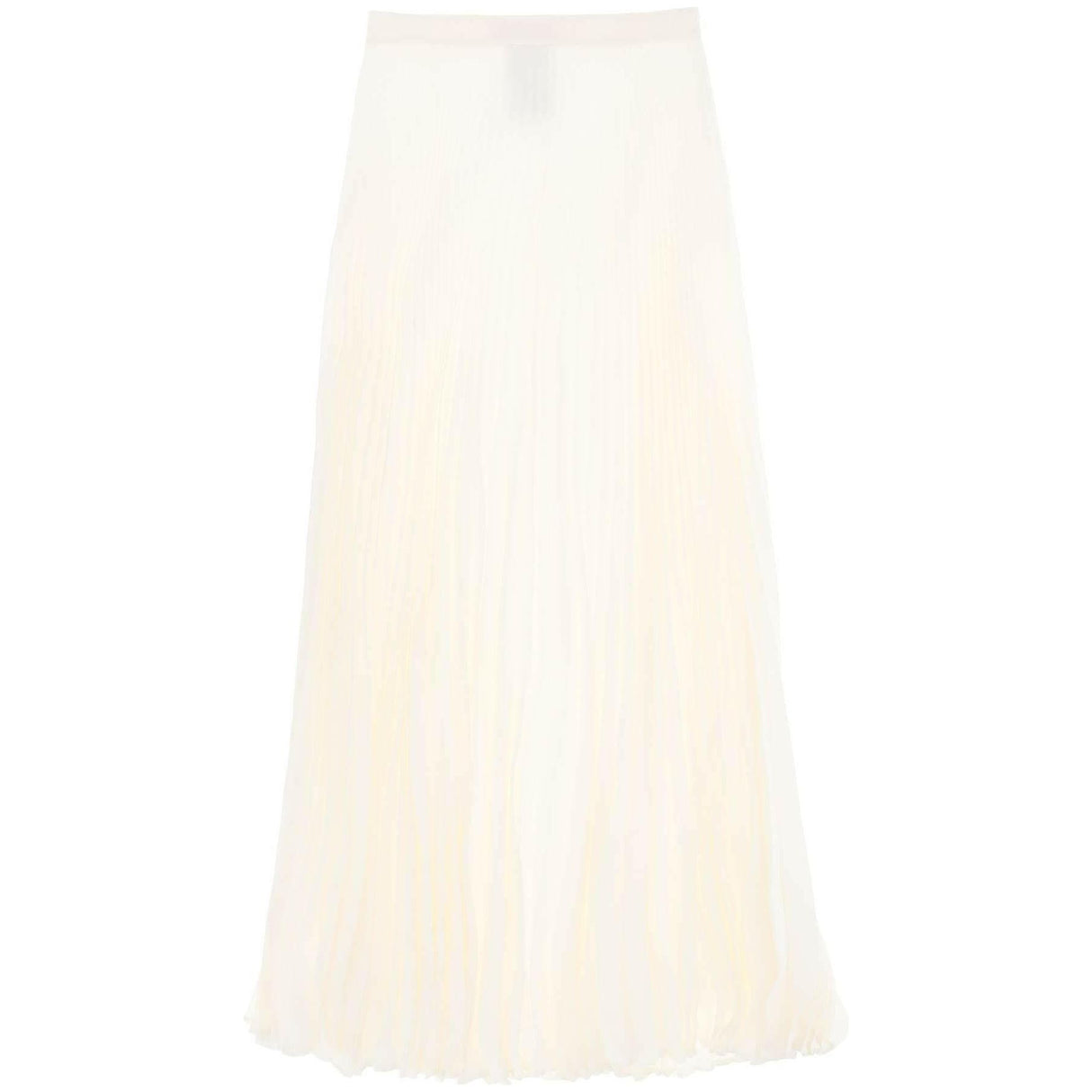 Silk Jacquard Toile Iconographe Pleated Skirt VALENTINO GARAVANI JOHN JULIA.