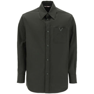 Snap Up Overshirt In Stretch Nylon VALENTINO GARAVANI JOHN JULIA.