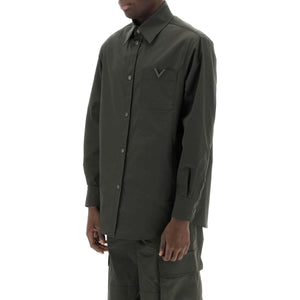 Snap Up Overshirt In Stretch Nylon VALENTINO GARAVANI JOHN JULIA.