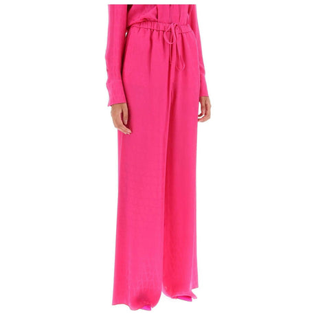 Toile Iconographe Palazzo Pants In Silk Jacquard VALENTINO GARAVANI JOHN JULIA.