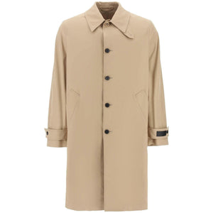 Barocco Panelled Gabardine Trench Coat VERSACE JOHN JULIA.