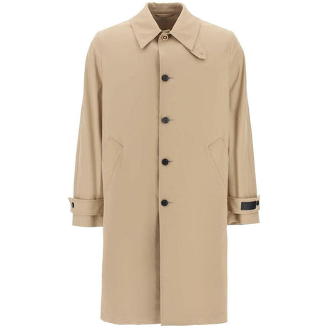 Barocco Panelled Gabardine Trench Coat VERSACE JOHN JULIA.