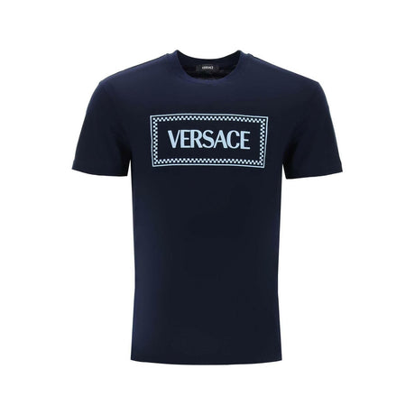 Embroidered Logo T-Shirt VERSACE JOHN JULIA.