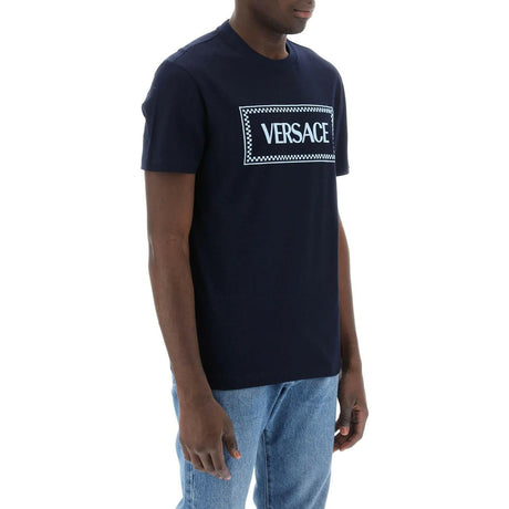 Embroidered Logo T-Shirt VERSACE JOHN JULIA.