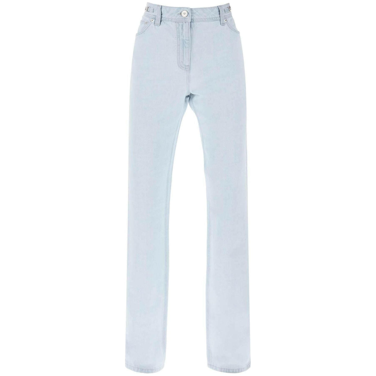 Light Blue Medusa '95 Cotton Jeans VERSACE JOHN JULIA.