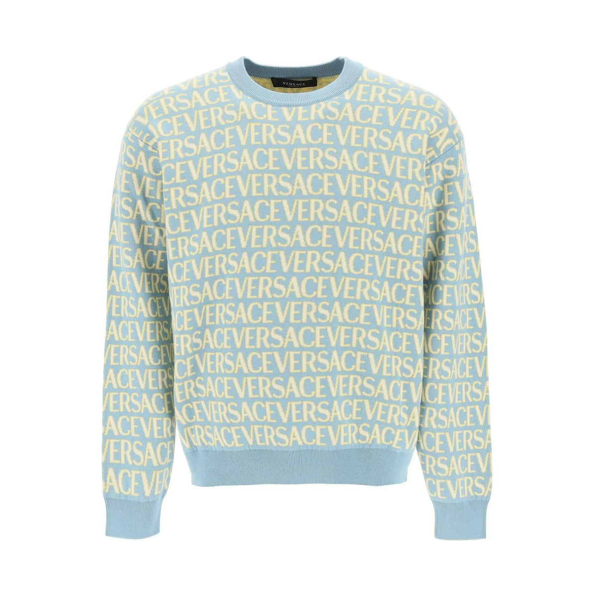 Versace Monogram Cotton Sweater - JOHN JULIA