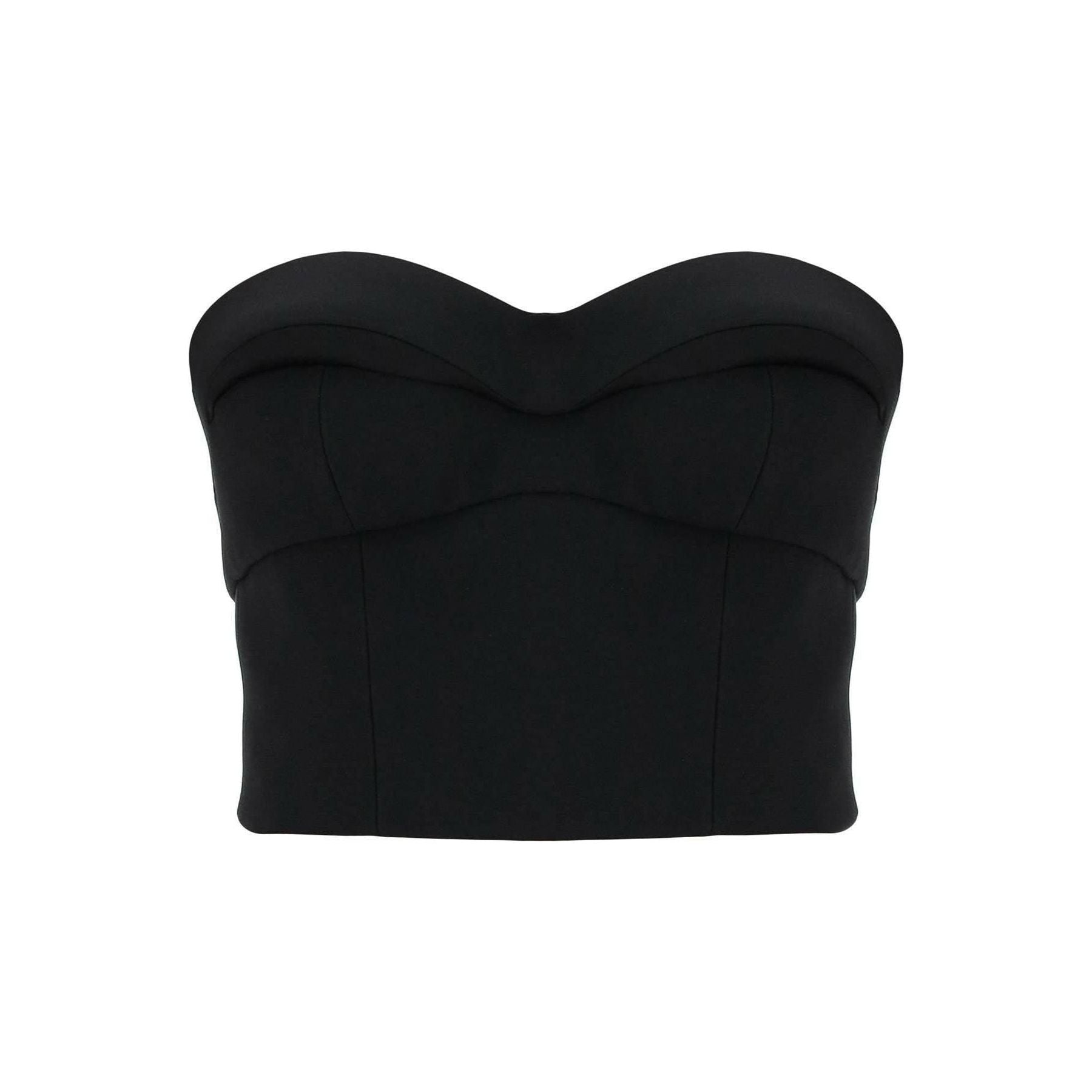 Padded Cup Bustier Top With VERSACE JOHN JULIA.