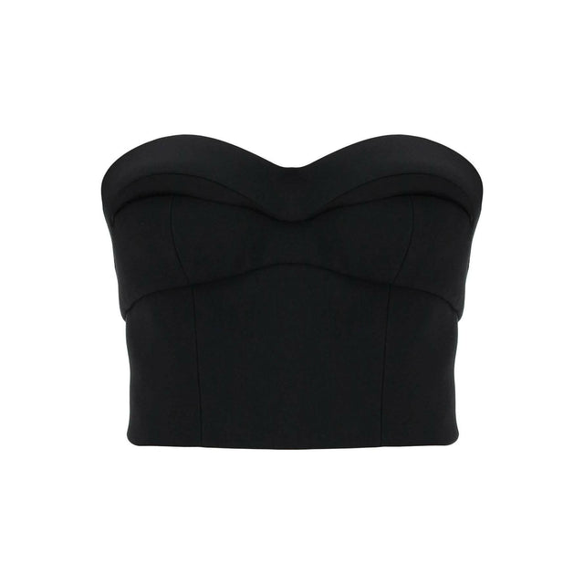 Padded Cup Bustier Top With VERSACE JOHN JULIA.