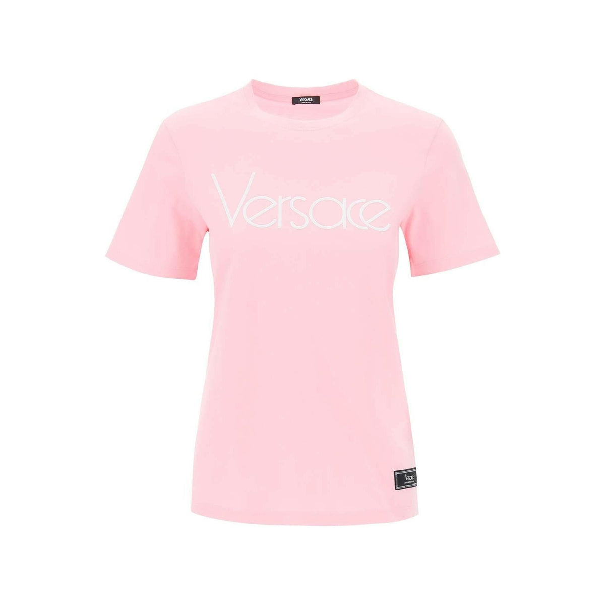 Versace Pink 1978 Re-Edition Cotton T-Shirt - JOHN JULIA
