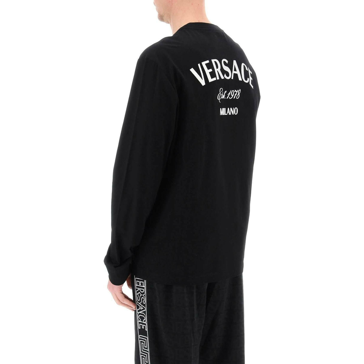 Milano Stamp Long Sleeved T-Shirt VERSACE JOHN JULIA.