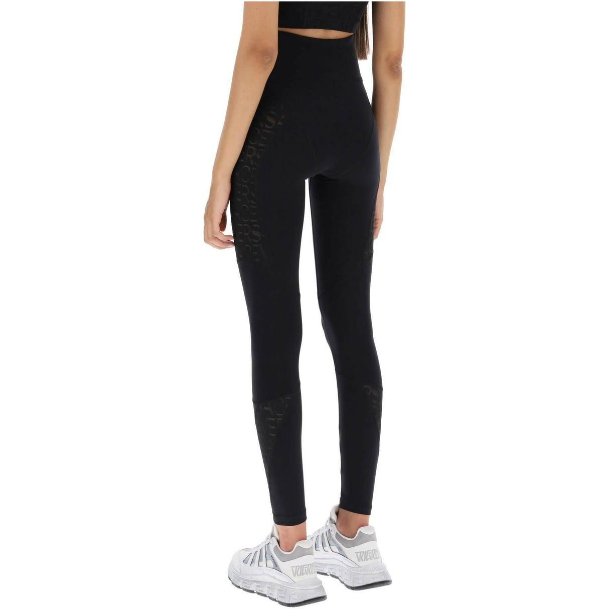 Sports Leggings With Lettering VERSACE JOHN JULIA.