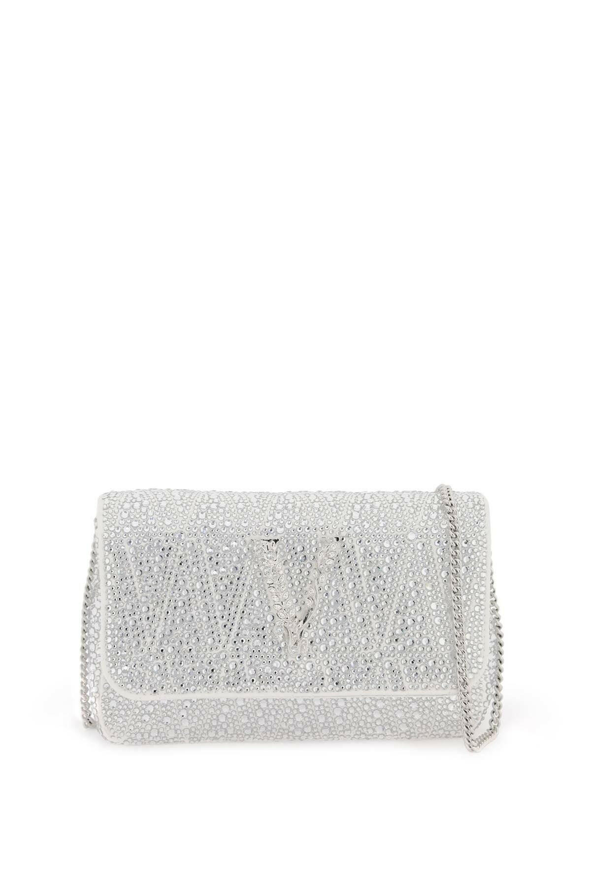 Versace Virtus Mini Bag With Crystals - JOHN JULIA