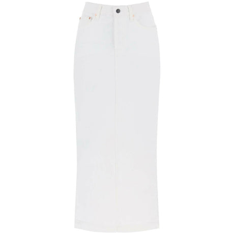 Cotton Denim Maxi Skirt WARDROBE.NYC JOHN JULIA.