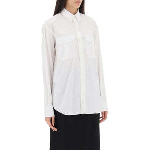 Maxi Shirt In Cotton Batista WARDROBE.NYC JOHN JULIA.